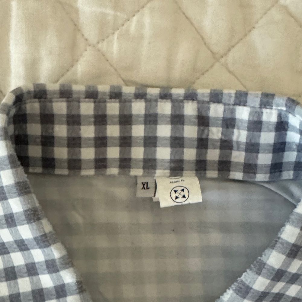 Classic Gray Checkered Men's Shirt